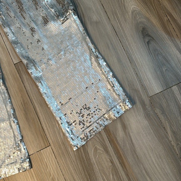 Alice and Olivia Sequin Pants Size 8 - Picture 6 of 13